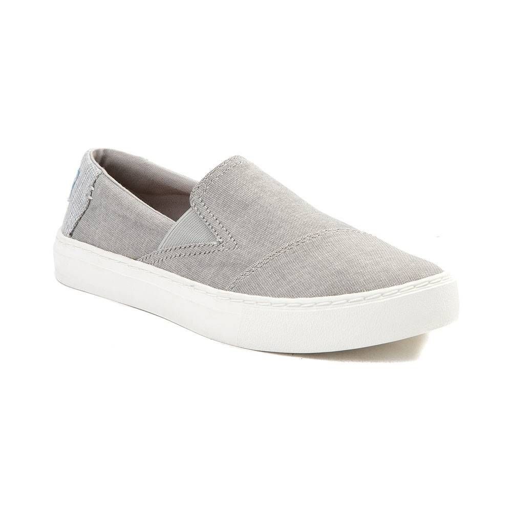 Gray TOMS luca slip on